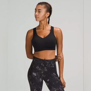NWT Lululemon Enlite Weave-Back Bra *High Support 34DD BLACK